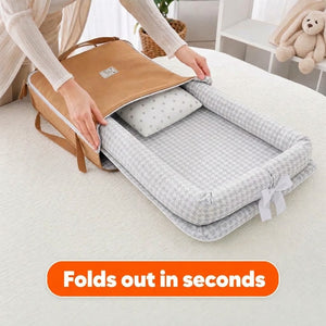 Portable Safety Sleeping Crib – gift idea for new parents and baby showers