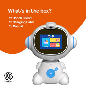 AI-powered STEM interactive SmartyBot MINI toy for kids with voice commands and learning features
