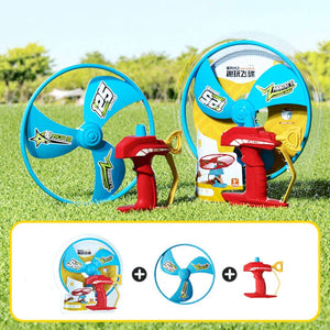 Eco-friendly bamboo dragonfly frisbee flying toy for outdoor play