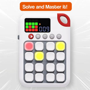 Smart 7-in-1 Sudoku Board handheld game with colorful LED display for kids' logic and focus skills development