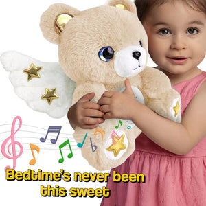 AI StoryBuddy smart plush companion with detachable electronic core and starry sky projection