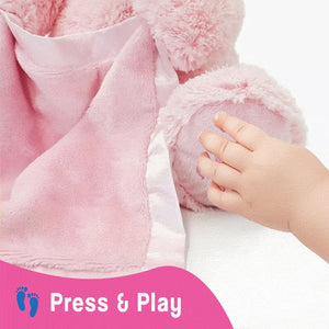 My First Play & Learn Set with Peek-a-Bear plush toy, Farm Day book, and crawling rabbit toy for toddler sensory and motor skill development