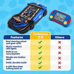 Turborace 2.0 Racing Game Console – for kids ages 3+