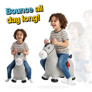 My First Bouncy Pet toddler inflatable bounce toy with handles and pump included