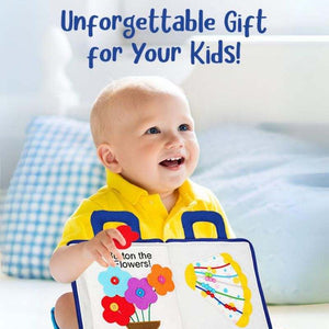 My First Portable Fun Montessori quiet book with interactive skill-building activities for toddlers