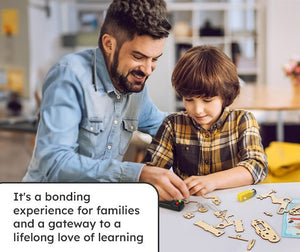 Wooden Dinosaur Assembly STEM Kit