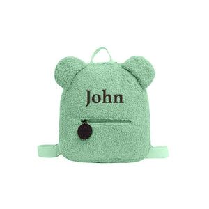 Custom Name Teddy Bear Backpack