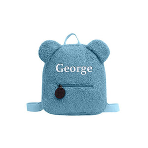 Custom Name Teddy Bear Backpack