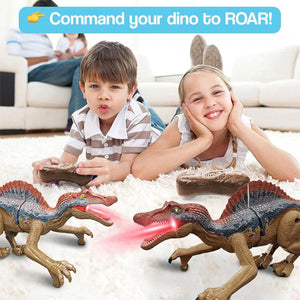 Remote Control Dinosaur with Lights, Sound & Motion