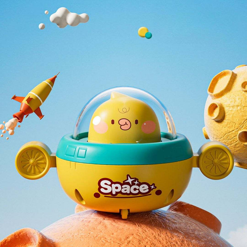 Inertia Flying Saucer Toy Car for Kids