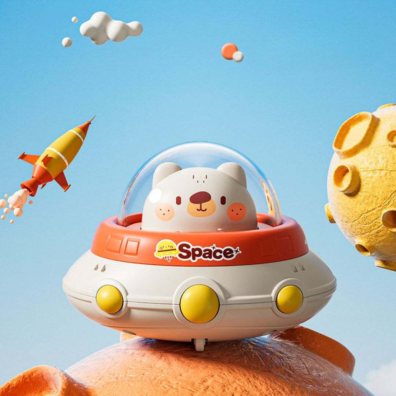 Inertia Flying Saucer Toy Car for Kids