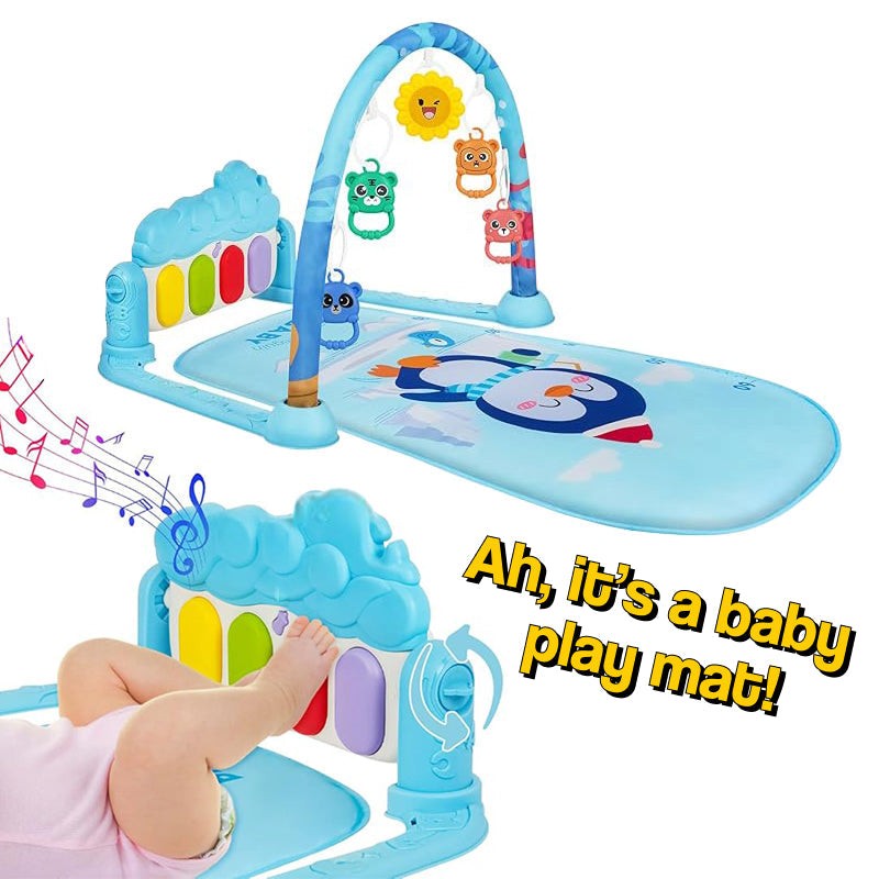 Baby Foot-Piano Fitness Rack for Newborns