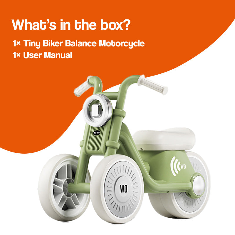 Tiny Biker Anti-Tip Light & Sound Motorcycle