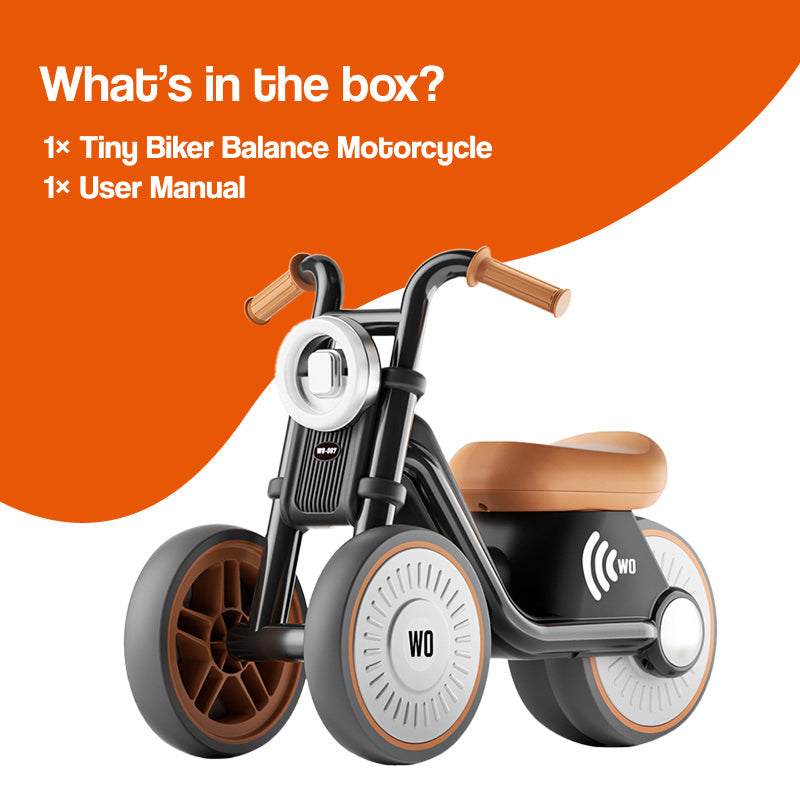 Tiny Biker Anti-Tip Light & Sound Motorcycle