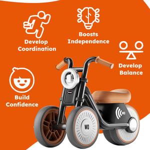 Tiny Biker Anti-Tip Light & Sound Motorcycle