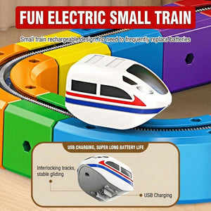 Magnetic Gravity-Defying Electric Track Car Toy