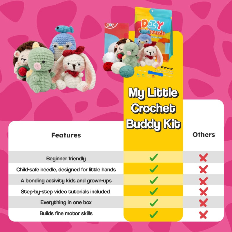 My Little Crochet Buddy Kit