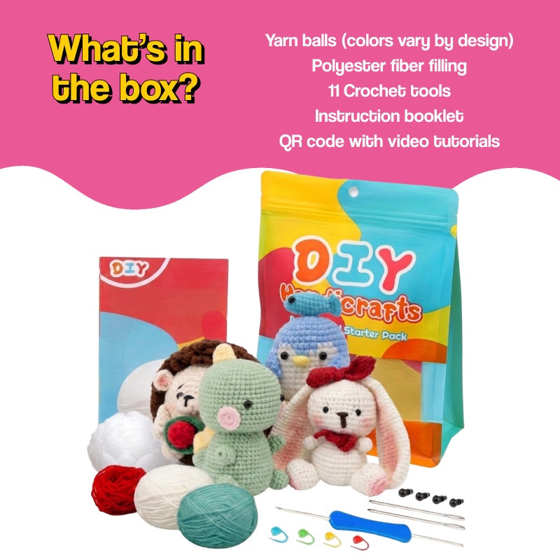 My Little Crochet Buddy Kit