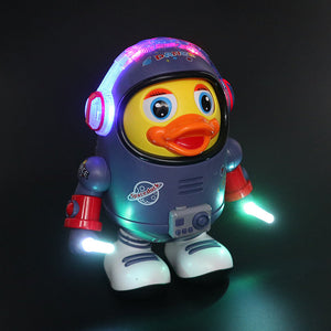 Electric Dancing Duck Toy with Music and Lights for Kids
