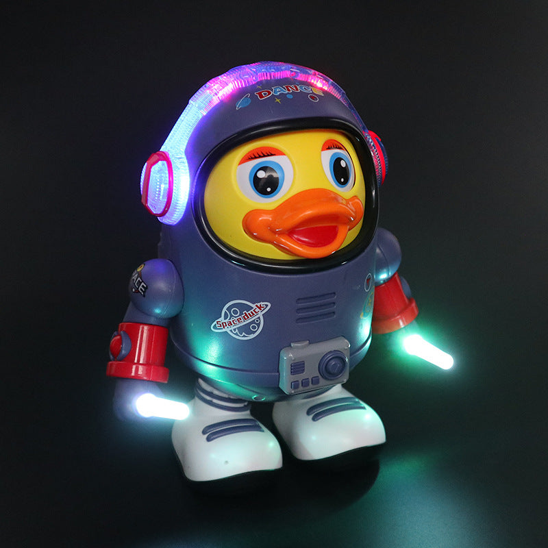 Electric Dancing Duck Toy with Music and Lights for Kids