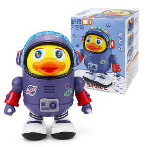 Electric Dancing Duck Toy with Music and Lights for Kids