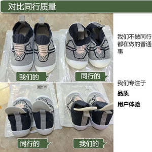 Baby Mesh Slip-On Soft Sole Walking Shoes Anti-Slip