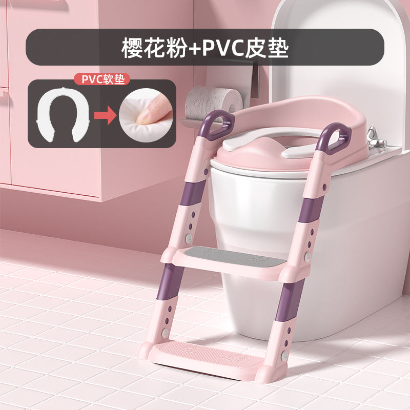Non-slip Children's Toilet Training Seat with Step Stool Ladder