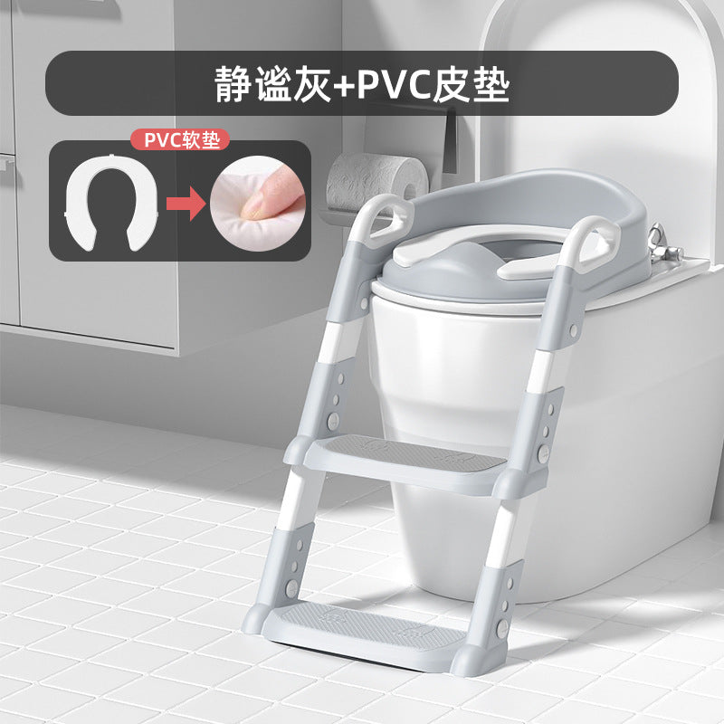 Non-slip Children's Toilet Training Seat with Step Stool Ladder