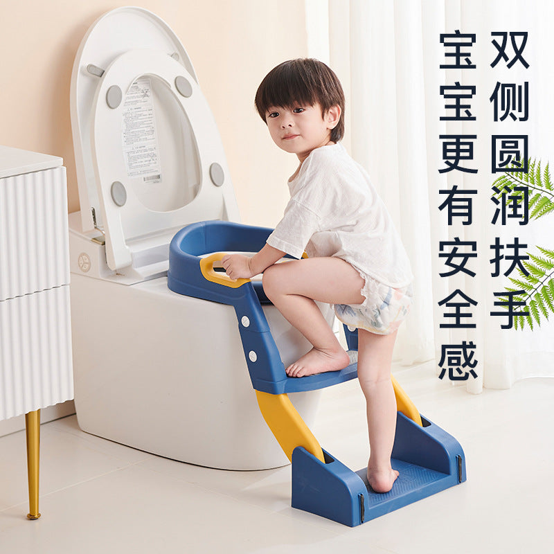 Non-slip Children's Toilet Training Seat with Step Stool Ladder
