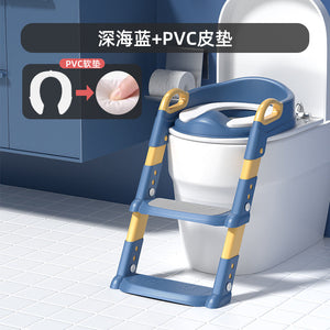 Non-slip Children's Toilet Training Seat with Step Stool Ladder
