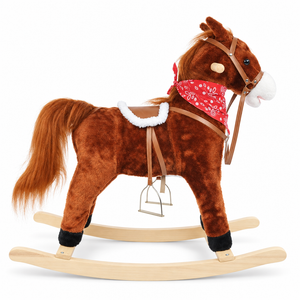 Plush Rocking Horse – ride-on toy