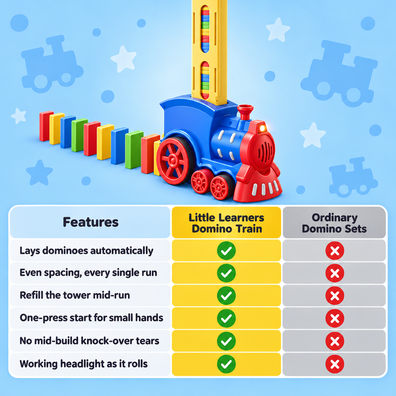 Automatic Domino Train Set (view 7)