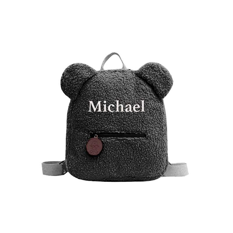 Custom Name Teddy Bear Backpack