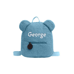 Custom Name Teddy Bear Backpack